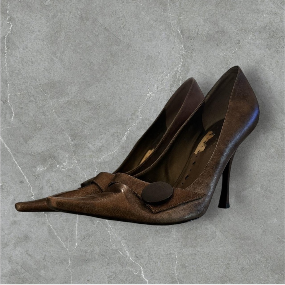 Vintage BCBG Bronze Pumps